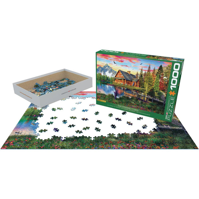 The Fishing Cabin 1000 Piece Jigsaw Puzzle Eurographics - for just $21.99! 