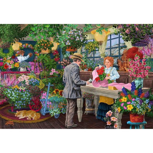 The Florist's 200 Piece Wood Jigsaw Puzzle Wooden City - for just $19.99! 