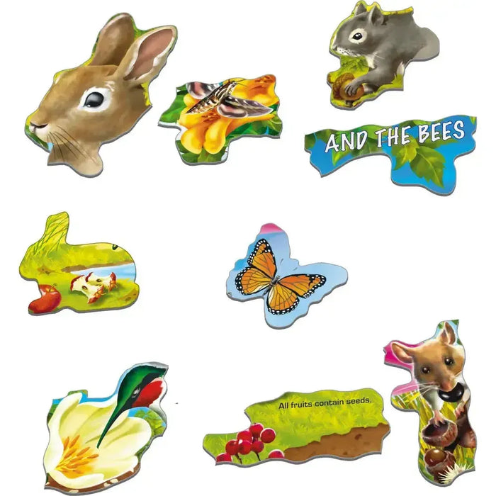 The Flowers & the Bees 55 Piece Tray Jigsaw Puzzle Larsen - for just $11.99! 