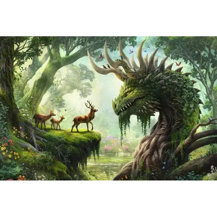 The Forest Dragon Awakes 3000 Piece Jigsaw Puzzle Ravensburger - for just $49.99! 