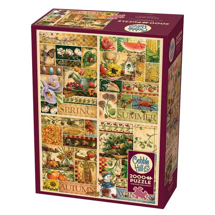 The Four Seasons 2000 Piece Jigsaw Puzzle Cobble Hill - for just $29.99! 