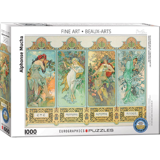 The Four Seasons by Mucha 1000 Piece Jigsaw Puzzle Eurographics - for just $21.99! 
