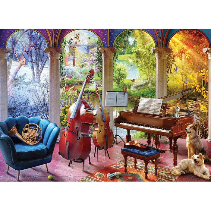 The Four Seasons of Music 1000 Piece Jigsaw Puzzle Eurographics - for just $19.99! 