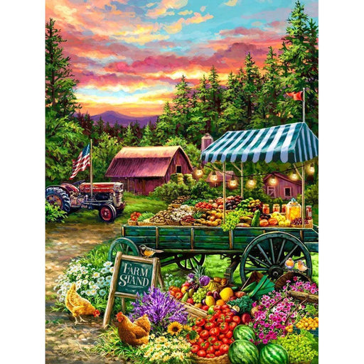 The Fruit Stand 500 Piece Jigsaw Puzzle Springbok - for just $17.99! 