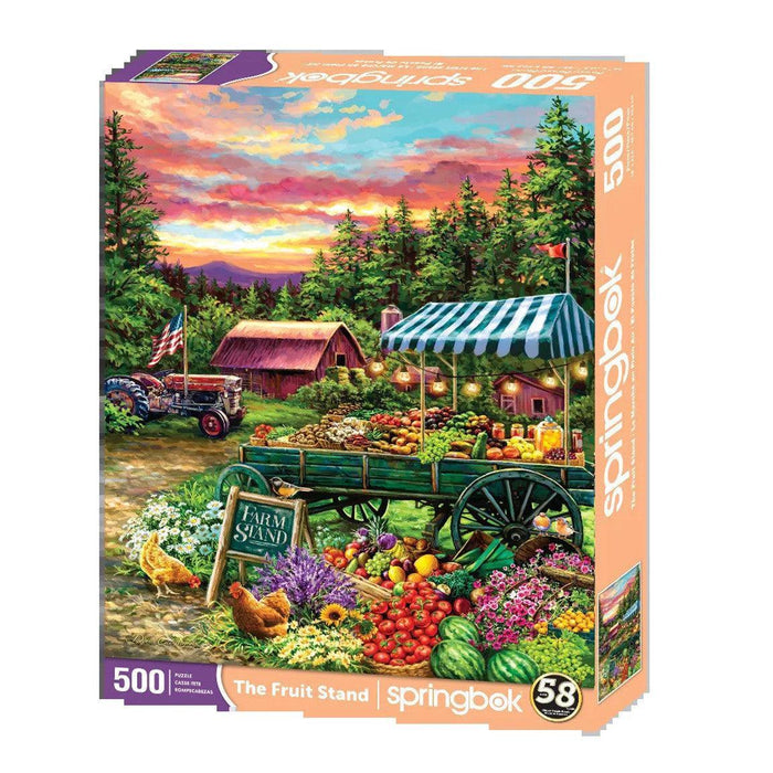 The Fruit Stand 500 Piece Jigsaw Puzzle Springbok - for just $17.99! 