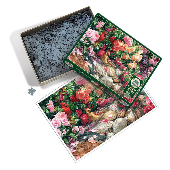 The Garden Wall 1000 Piece Jigsaw Puzzle Cobble Hill - for just $19.99! 