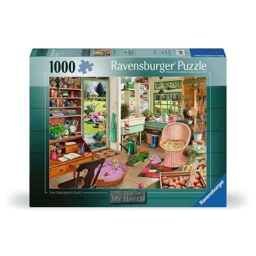The Gardener's Shed "My Haven" 1000 Piece Jigsaw Puzzle Ravensburger - for just $24.99! 