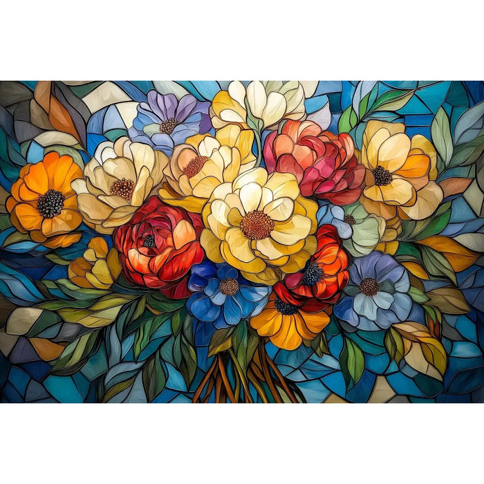 The Glass Petals 1000 Piece Jigsaw Puzzle Trippy - for just $19.99! 