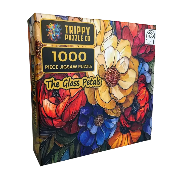 The Glass Petals 1000 Piece Jigsaw Puzzle Trippy - for just $19.99! 