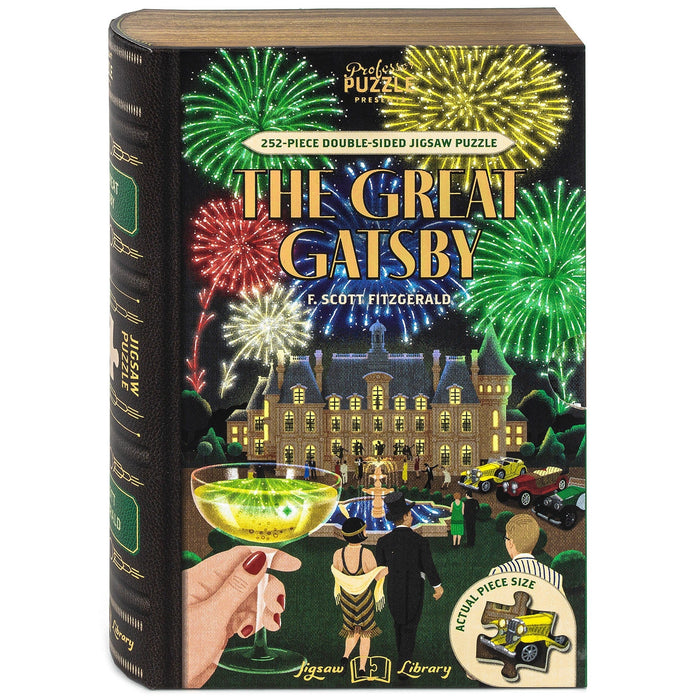 The Great Gatsby Double-Sided 252 Piece Jigsaw Puzzle Professor Puzzle - for just $12.99! 