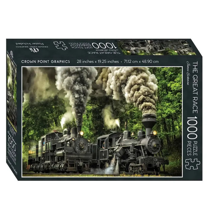 The Great Race 1000 Piece Soft Touch Jigsaw Puzzle Crown Point - for just $19.99! 