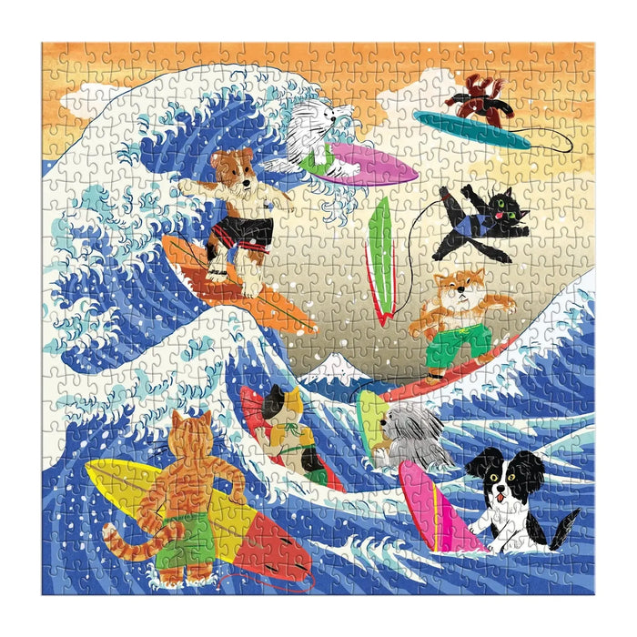 The Great Surf 500 Piece Jigsaw Puzzle Galison - for just $17.99! 