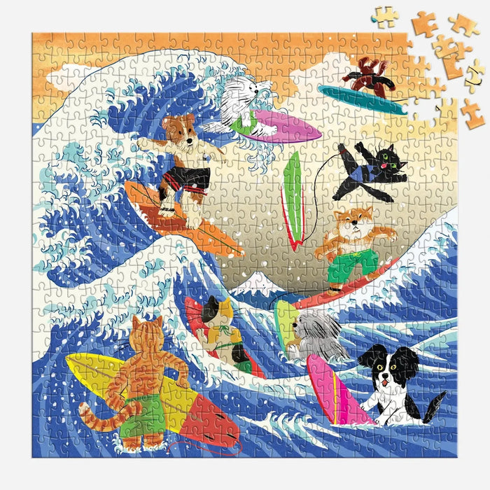 The Great Surf 500 Piece Jigsaw Puzzle Galison - for just $17.99! 