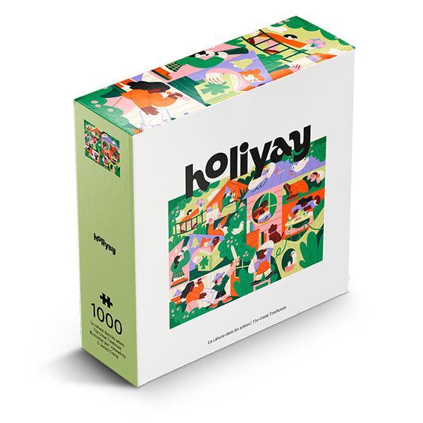 The Great Treehouse 1000 Piece Jigsaw Puzzle Holiyay - for just $29.99! 