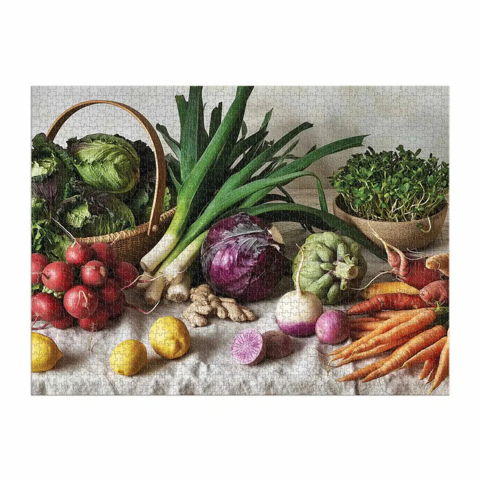 The Greenmarket Table 1500 Piece Jigsaw Puzzle Galison - for just $24.99! 