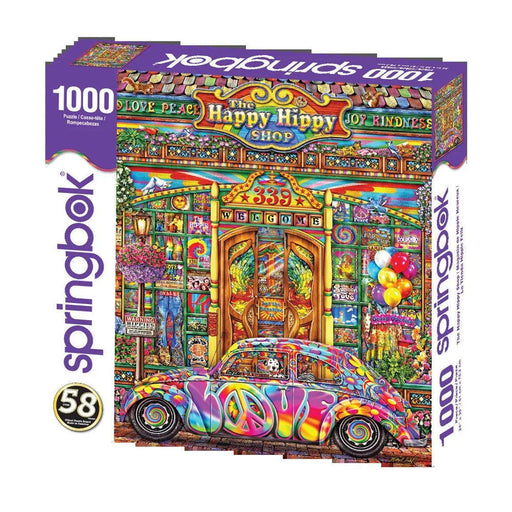 The Happy Hippy Shop 1000 Piece Jigsaw Puzzle Springbok - for just $19.99! 