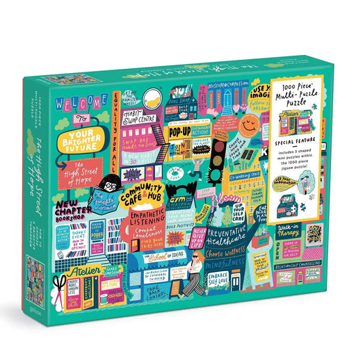 The High Street of Hope 1000 Piece "Multi-Puzzle" Jigsaw Puzzle Galison - for just $29.99! 