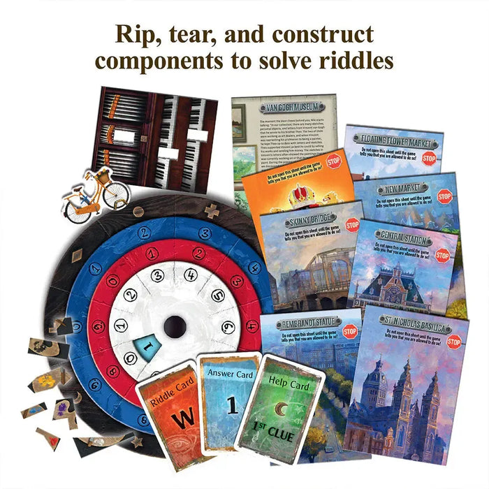 The Hunt Through Amsterdam - Exit the Escape Room Game - Kosmos - for just $17.99! 