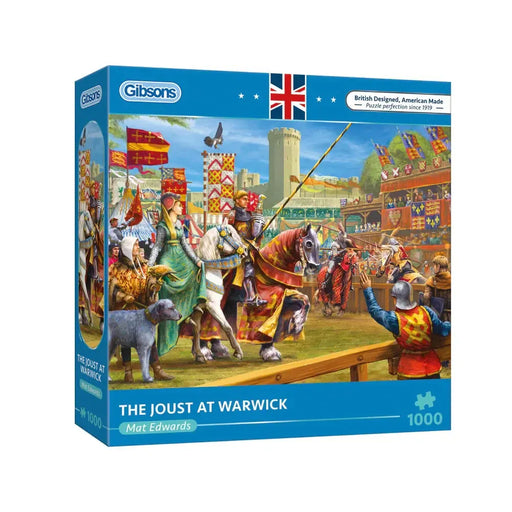 The Joust at Warwick 1000 Piece Jigsaw Puzzle Gibsons - for just $24.99! 