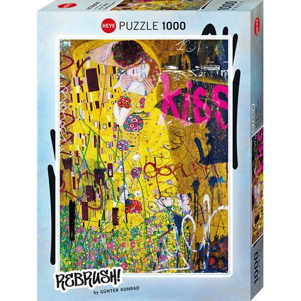 The Kiss Rebrush 1000 Piece Jigsaw Puzzle Heye - for just $29.99! 