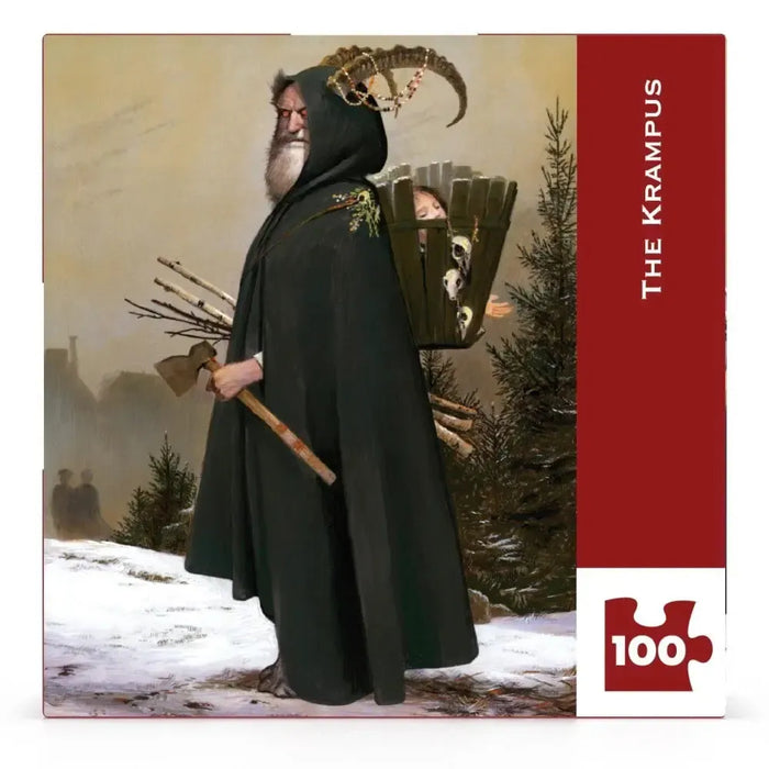 The Krampus by Bill Mayer 100 Piece Mini Jigsaw Puzzle NYPC - for just $14.99! 