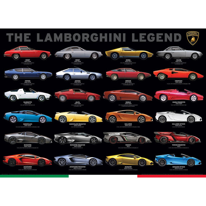 The Lamborghini Legend 1000 Piece Jigsaw Puzzle Eurographics - for just $19.99! 