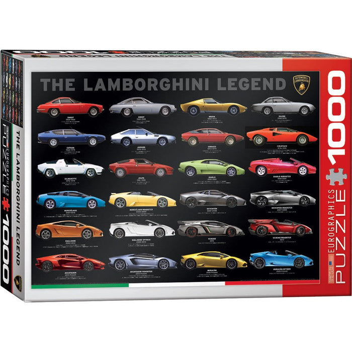 The Lamborghini Legend 1000 Piece Jigsaw Puzzle Eurographics - for just $19.99! 