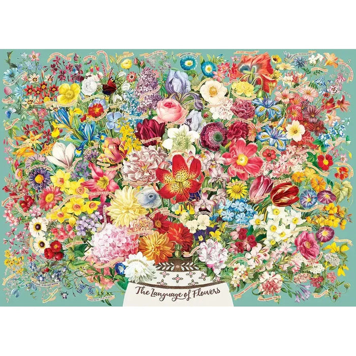 The Language of Flowers 1000 Piece Jigsaw Puzzle Cobble Hill - for just $19.99! 