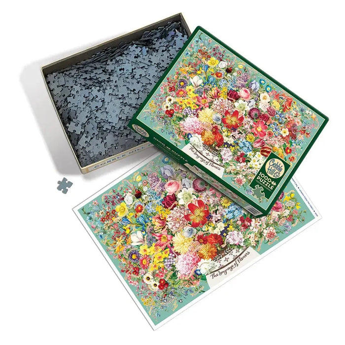 The Language of Flowers 1000 Piece Jigsaw Puzzle Cobble Hill - for just $19.99! 