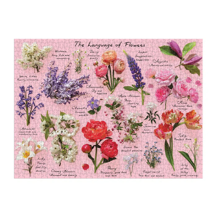 The Language of Flowers 1000 Piece Jigsaw Puzzle Galison - for just $19.99! 