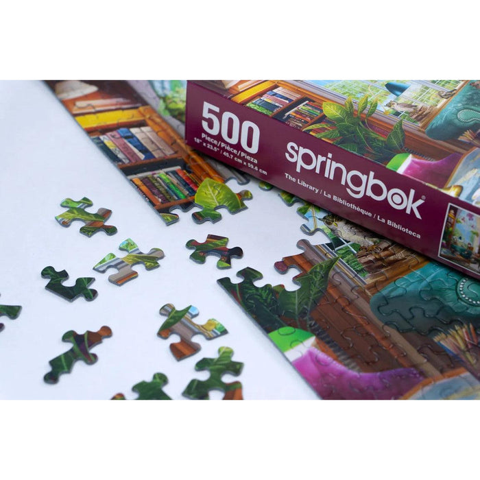 The Library 500 Piece Jigsaw Puzzle Springbok - for just $17.99! 