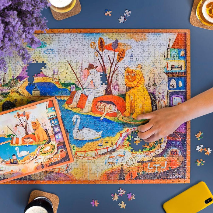 The Lion is Awake 1000 Piece Jigsaw Puzzle Fred - for just $19.99! 