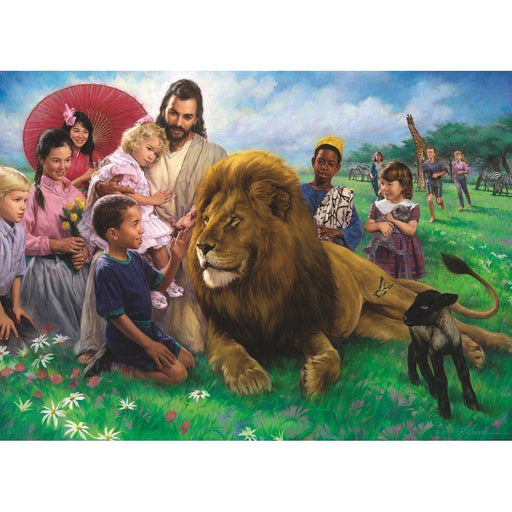 The Lion & the Lamb 500 Piece Jigsaw Puzzle Eurographics - for just $17.99! 