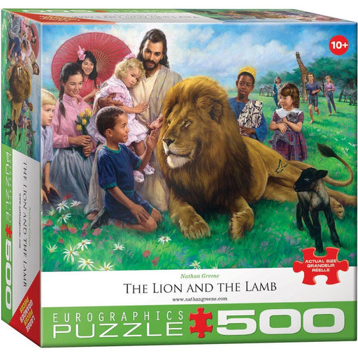 The Lion & the Lamb 500 Piece Jigsaw Puzzle Eurographics - for just $17.99! 
