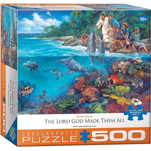 The Lord God made Them All 500 Piece Jigsaw Puzzle Eurographics - for just $17.99! 