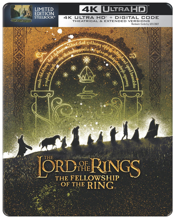 The Lord Of The Rings: The Fellowship Of The Ring - Limited Edition Steelbook (4K Ultra HD + Blu-ray + Digital) - for just $36.99! 