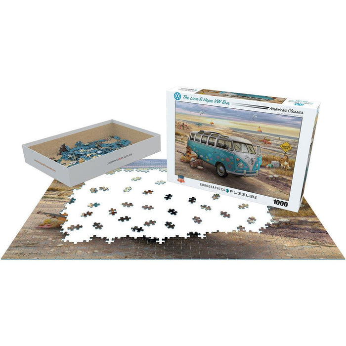 The Love & Hope VW Bus 1000 Piece Jigsaw Puzzle Eurographics - for just $21.99! 