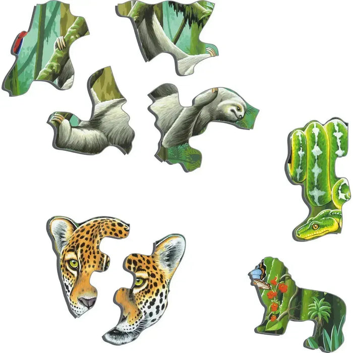 The Lush South American Rainforest 70 Piece Tray Jigsaw Puzzle Larsen - for just $11.99! 