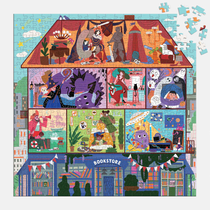 The Magic of Stories 500 Piece Jigsaw Puzzle Mudpuppy - for just $17.99! 