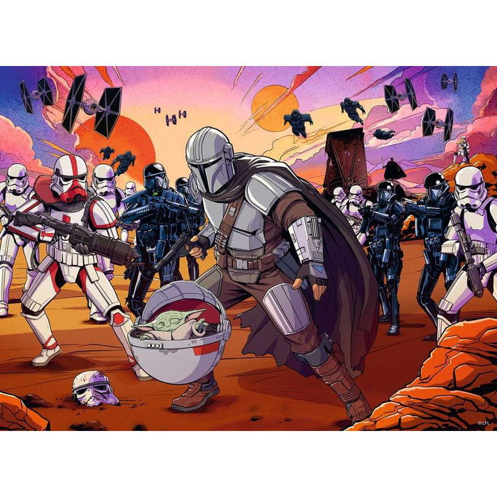 The Mandalorian Face Off 200 Piece Jigsaw Puzzle Ravensburger - for just $19.99! 
