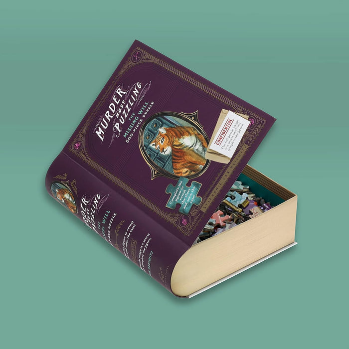 The Missing Will 500 Piece Murder Mystery Jigsaw Puzzle Chronicle - for just $19.99! 
