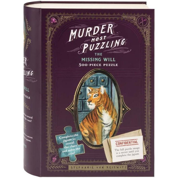 The Missing Will 500 Piece Murder Mystery Jigsaw Puzzle Chronicle - for just $19.99! 