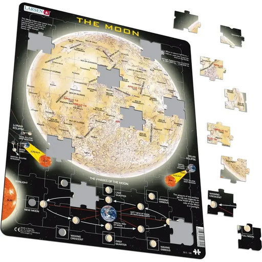 The Moon 70 Piece Tray Jigsaw Puzzle Larsen - for just $11.99! 