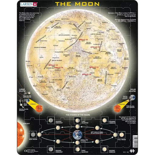 The Moon 70 Piece Tray Jigsaw Puzzle Larsen - for just $11.99! 