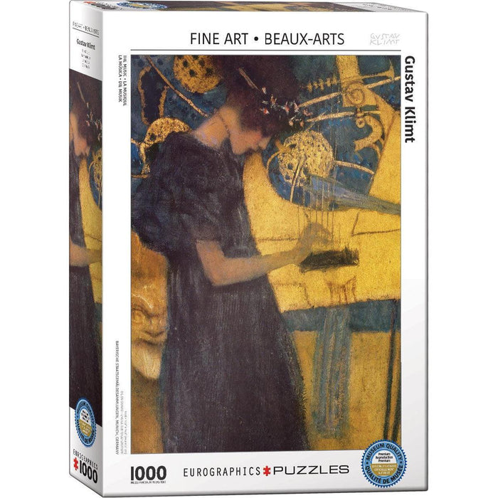 The Music by Klimt 1000 Piece Jigsaw Puzzle Eurographics - for just $21.99! 