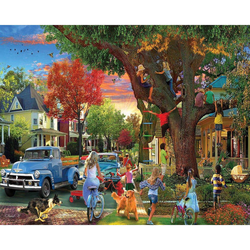 The Neighborhood 1000 Piece Jigsaw Puzzle White Mountain - for just $19.99! 