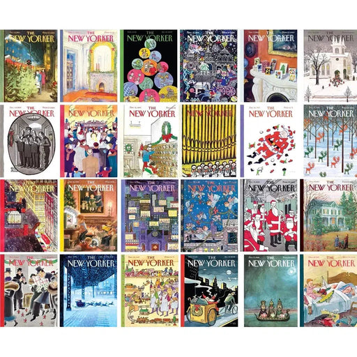 The New Yorker Advent Calendar - 24 Set of 100 Piece Mini Jigsaw Puzzles NYPC - for just $199.99! 