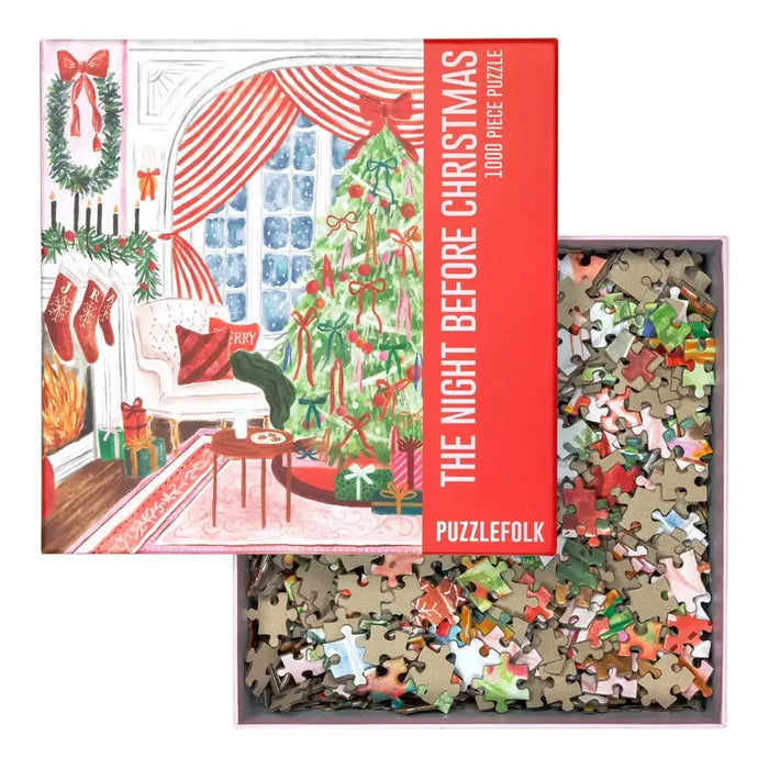 The Night Before Christmas 1000 Piece Jigsaw Puzzle PuzzleFolk - for just $25.99! 
