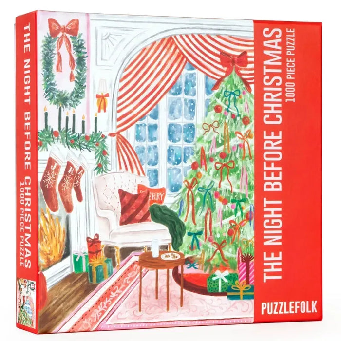 The Night Before Christmas 1000 Piece Jigsaw Puzzle PuzzleFolk - for just $25.99! 