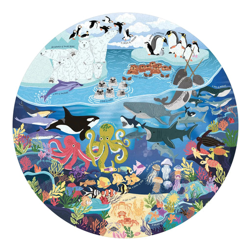 The Ocean Lover's 1000 Piece Round Jigsaw Puzzle Ridley - for just $19.99! 